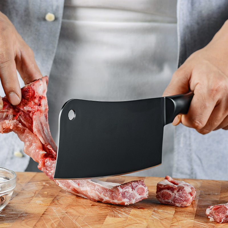 Stainless Steel All-painted All-in-one Black Blade Non-stick Kitchen Knife Set