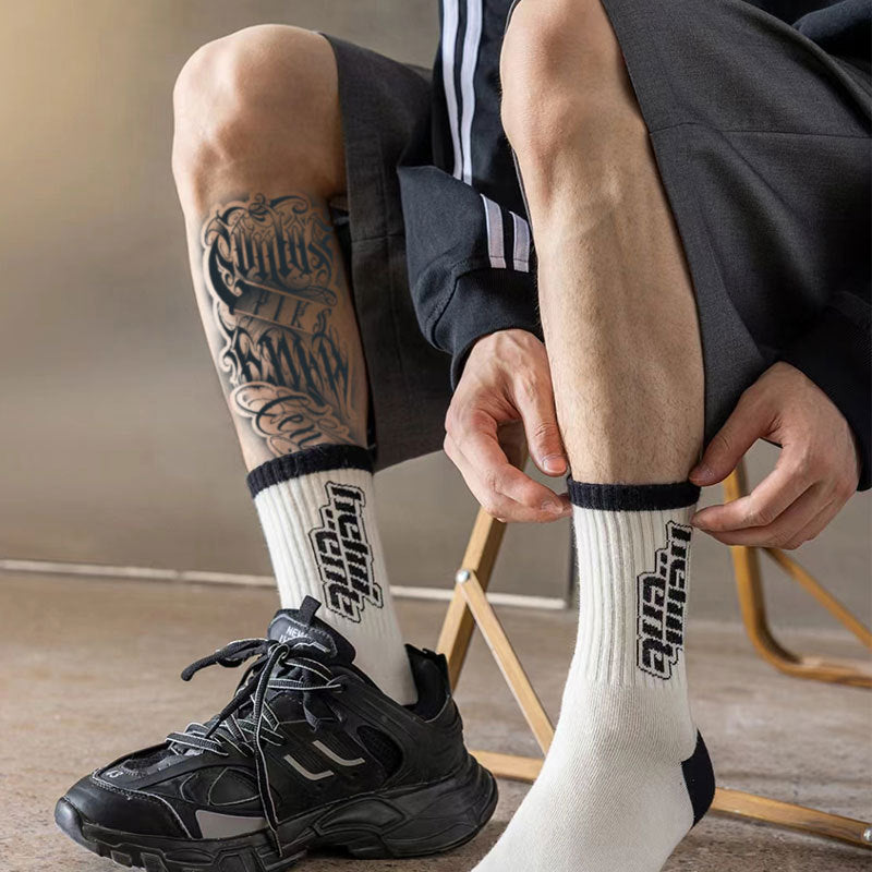 English Pattern Letters Tattoo Sticker Men's Waterproof And Durable Arm Back