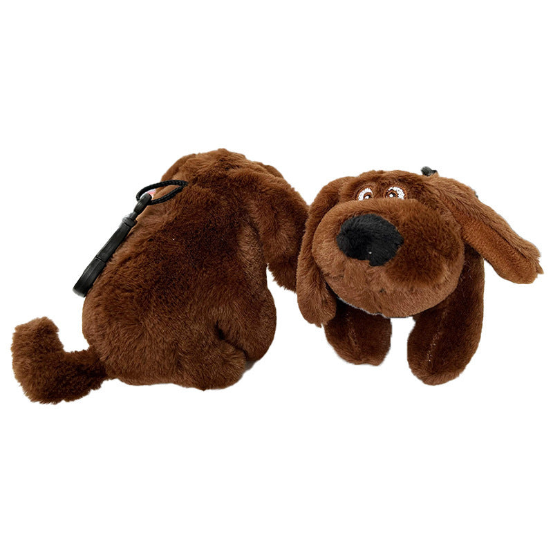 Cute Plush Puppy Key Chain Pendant Toy Doll