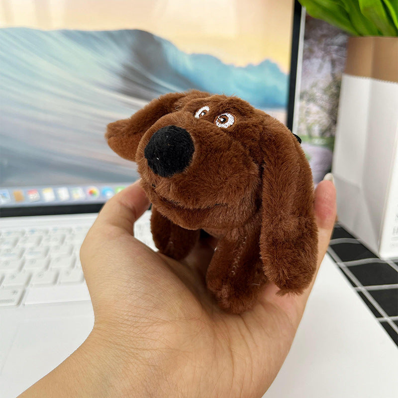 Cute Plush Puppy Key Chain Pendant Toy Doll