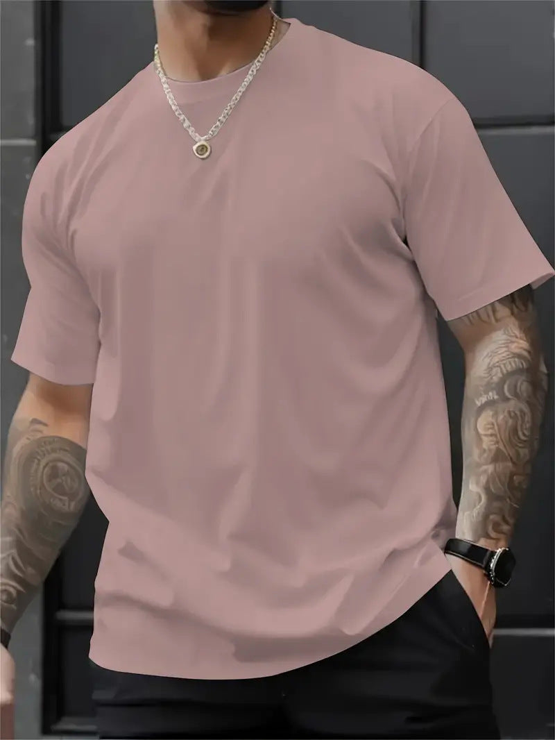 3D Digital Printing Printed Loose Short Sleeve Round Neck T-shirt