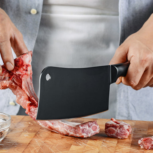 Stainless Steel All-painted All-in-one Black Blade Non-stick Kitchen Knife Set