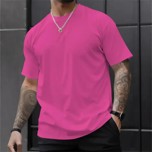3D Digital Printing Printed Loose Short Sleeve Round Neck T-shirt