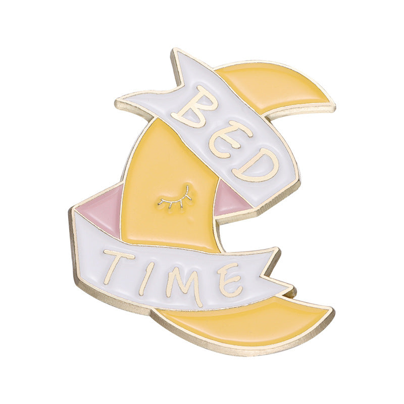 Fashion Cartoon Young Girl Series Rainbow Brooch