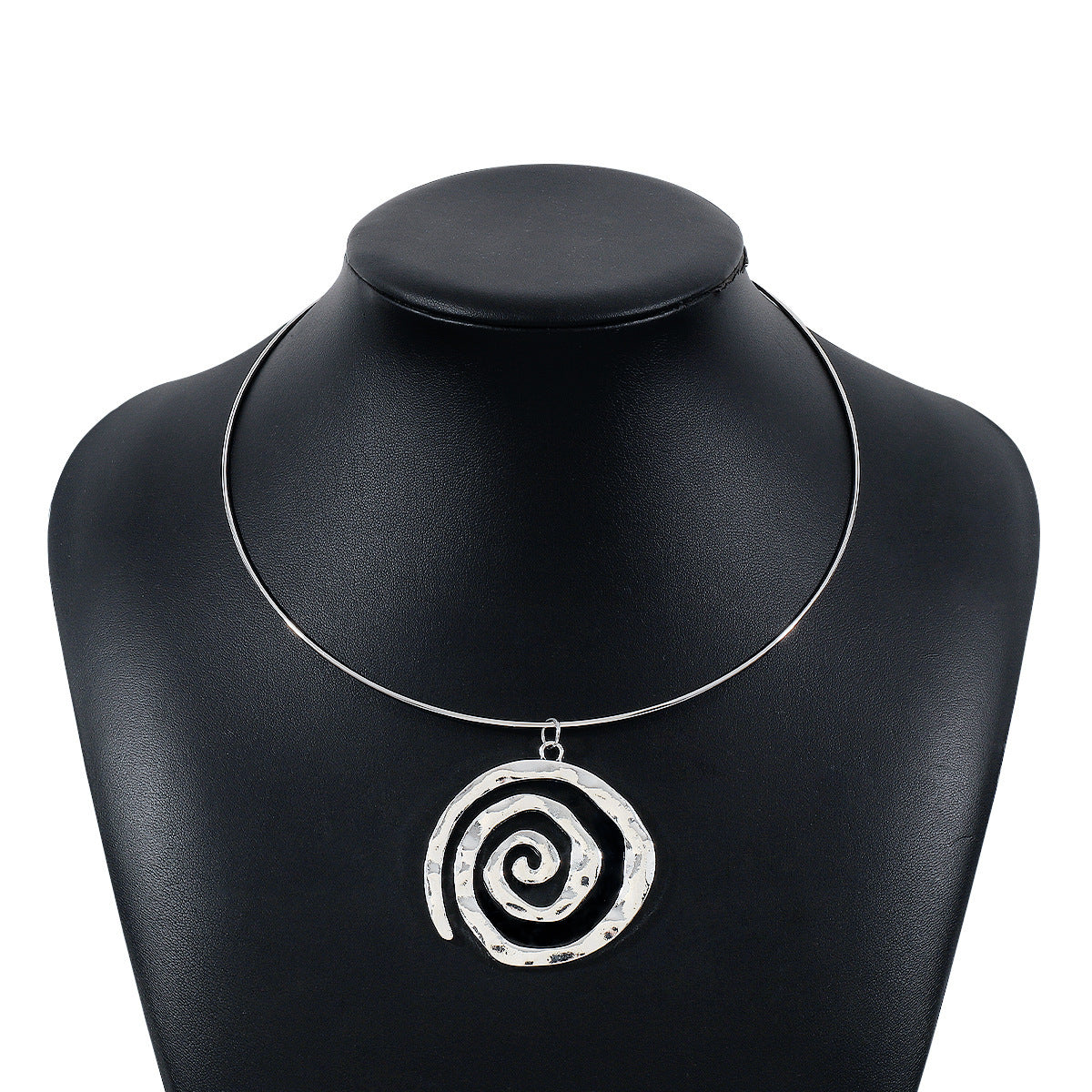N11533 Personality Geometry Flower Necklace