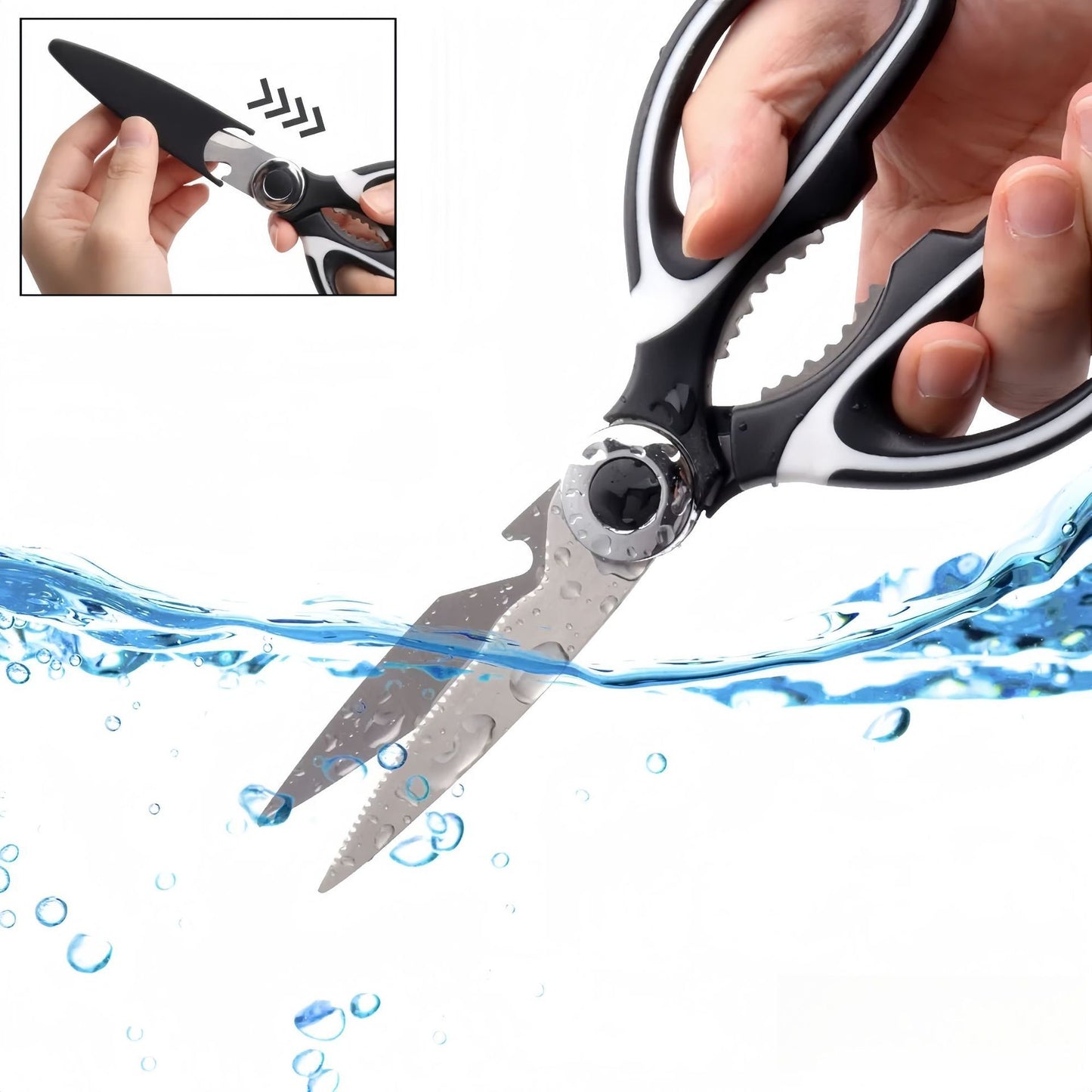 Kitchen Scissors Household Multi-functional Stainless Steel