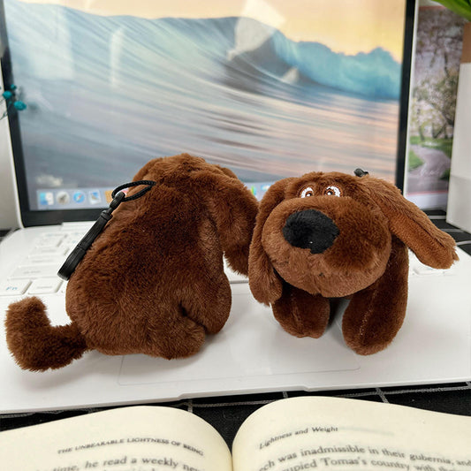 Cute Plush Puppy Key Chain Pendant Toy Doll