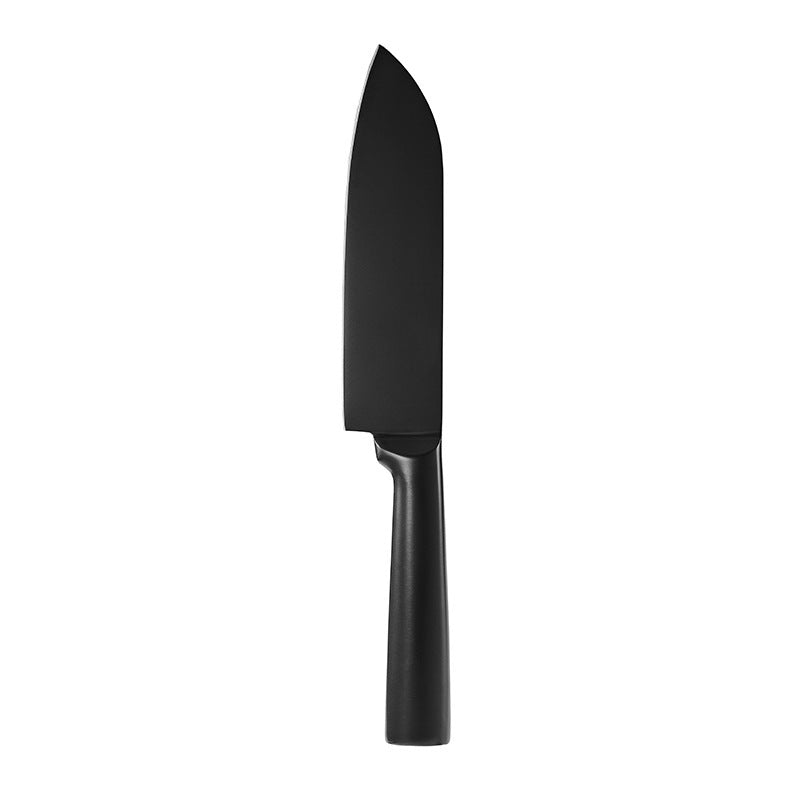 Stainless Steel All-painted All-in-one Black Blade Non-stick Kitchen Knife Set