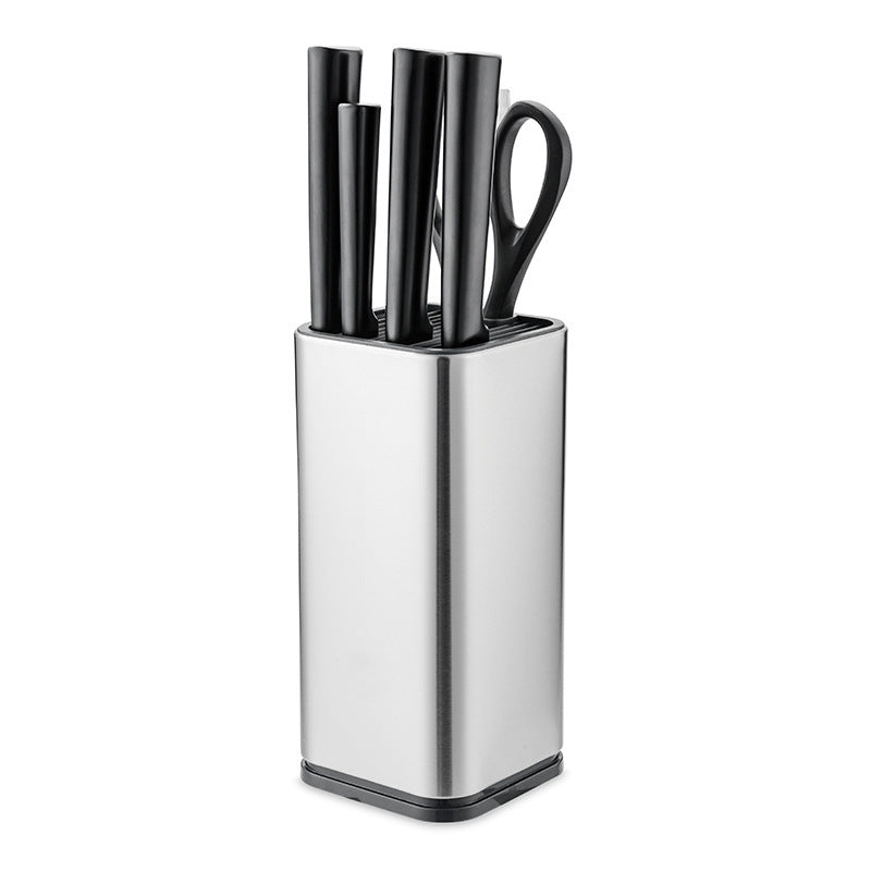 Stainless Steel All-painted All-in-one Black Blade Non-stick Kitchen Knife Set
