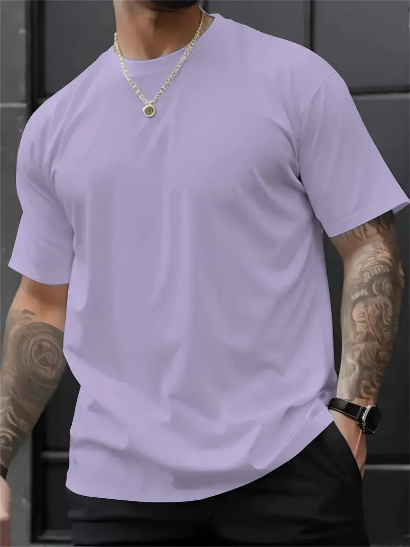 3D Digital Printing Printed Loose Short Sleeve Round Neck T-shirt